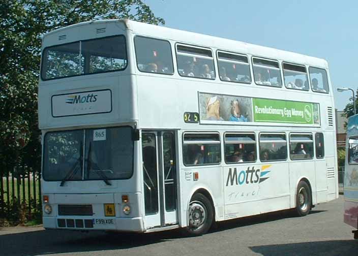 Motts Travel MCW Metrobus F991XOE