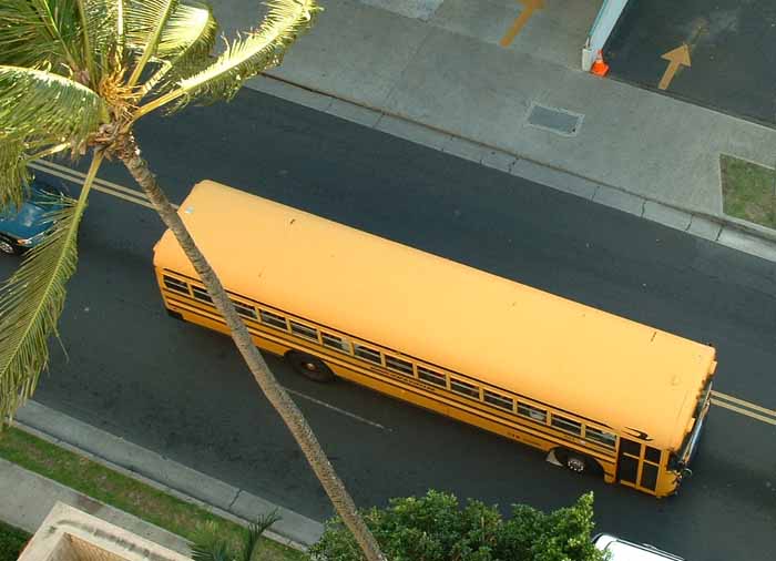 Hawaiian school bus