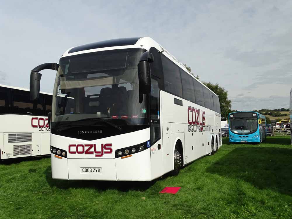 Cozys Executive Coach Hire Volvo B12B Jonckheere CO03ZYO