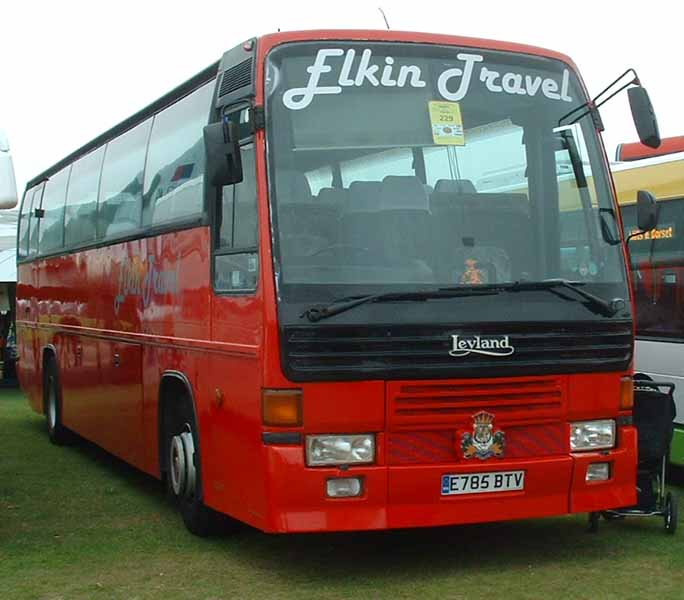Elkin Travel Leyland Royal Tiger E785BTV ex City of Nottingham Transport