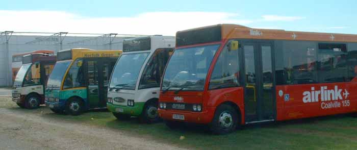 Optare Solos at SHOWBUS