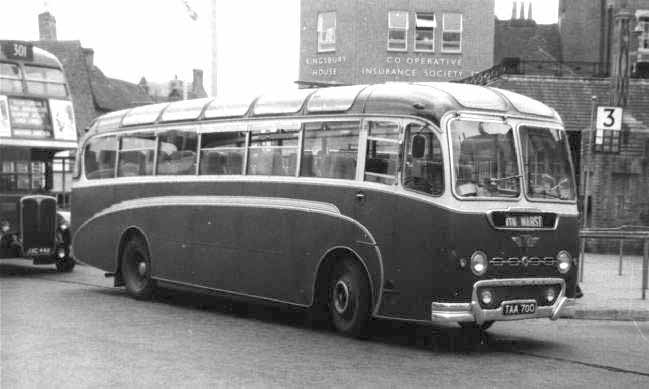 Red Rover Keith Coaches AEC Reliance Duple TAA700