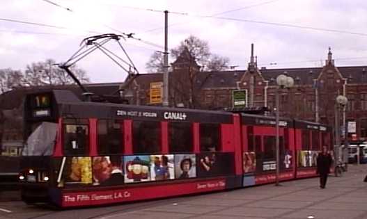 GVB BN Tram - Canal advert