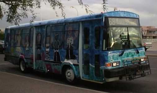 Valley Metro Eldorado painted bus