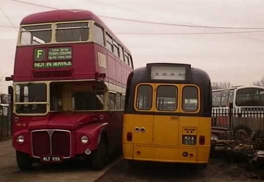 Wimpey GS36 & Reading Mainline Routemaster RM938